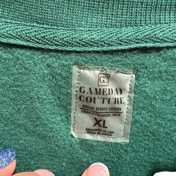 Women's XL Green Bay Packers Gameday Couture Rhinestone Star Sweatshirt JIT33 - Picture 7 of 7